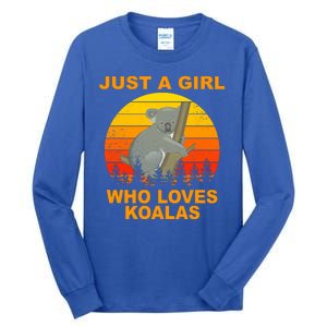 Just A Girl Who Loves Koalas Tall Long Sleeve T-Shirt