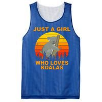 Just A Girl Who Loves Koalas Mesh Reversible Basketball Jersey Tank