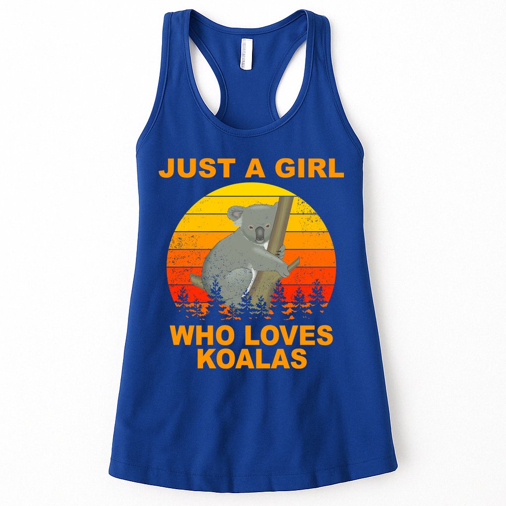 Just A Girl Who Loves Koalas Womens Tank Top