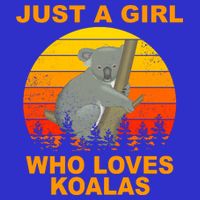 Just A Girl Who Loves Koalas Visor