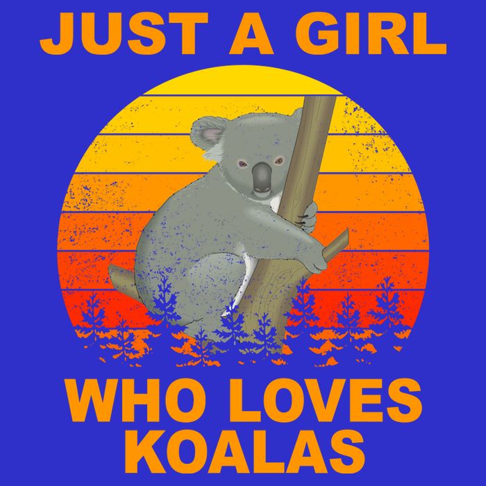 Just A Girl Who Loves Koalas Visor