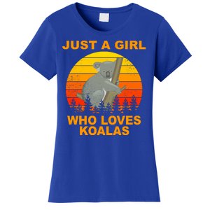 Just A Girl Who Loves Koalas Women's T-Shirt