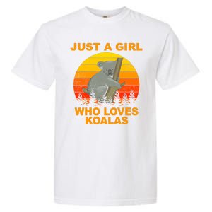 Just A Girl Who Loves Koalas Garment-Dyed Heavyweight T-Shirt