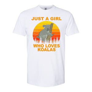 Just A Girl Who Loves Koalas Softstyle CVC T-Shirt