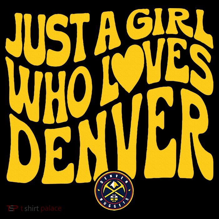 Just A Girl Who Loves Denver Nugget Wavy Apron