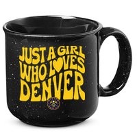 Just A Girl Who Loves Denver Nugget Wavy 15oz Campfire Ceramic Mug