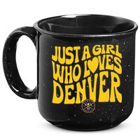 Just A Girl Who Loves Denver Nugget Wavy 15oz Campfire Ceramic Mug