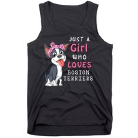 Just A Girl Who Loves Boston Terriers Tank Top