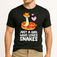 Just A Girl Who Loves Snakes Cute Snake Cooling Performance Crew T-Shirt