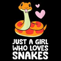 Just A Girl Who Loves Snakes Cute Snake Cooling Performance Crew T-Shirt