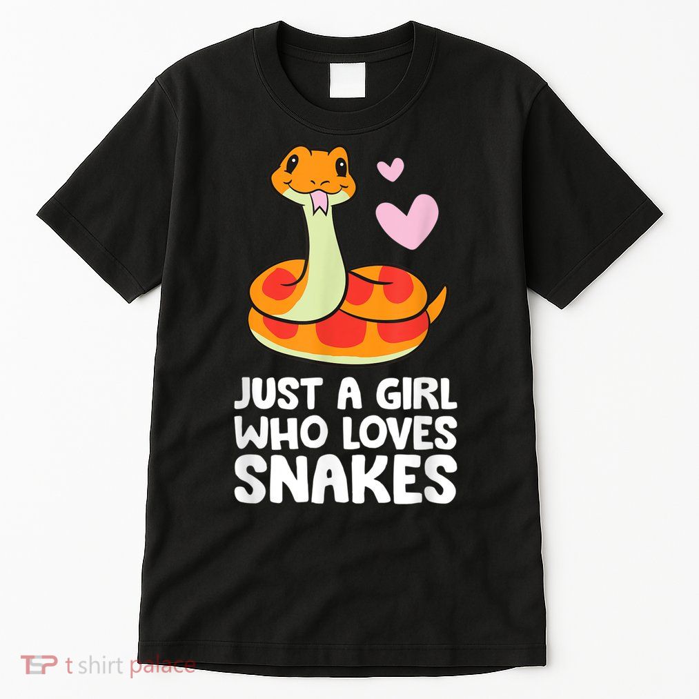 Just A Girl Who Loves Snakes Cute Snake Tall T-Shirt