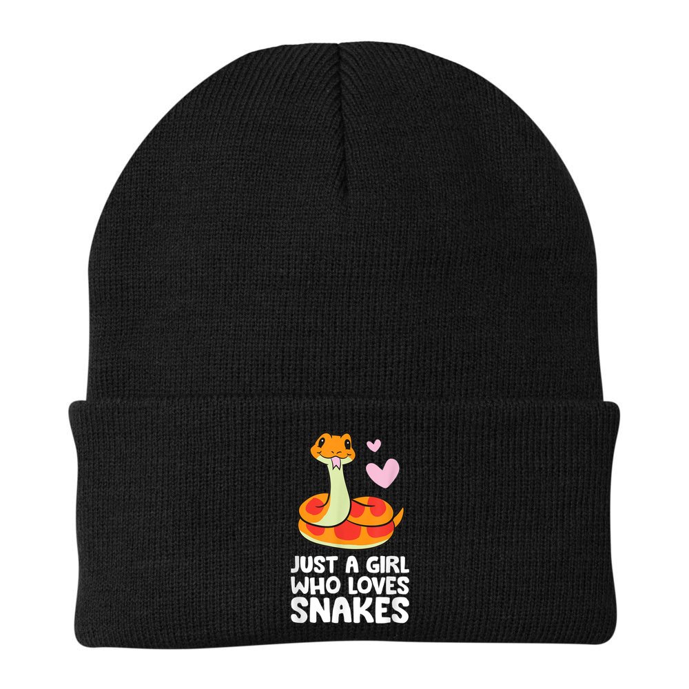 Just A Girl Who Loves Snakes Cute Snake Beanie