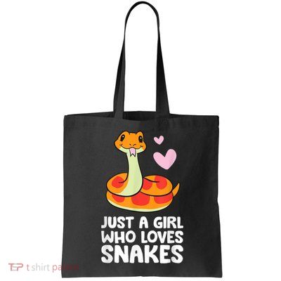 Just A Girl Who Loves Snakes Cute Snake Bag