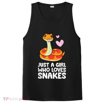 Just A Girl Who Loves Snakes Cute Snake PosiCharge Competitor Tank