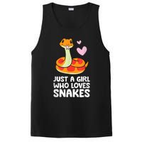 Just A Girl Who Loves Snakes Cute Snake PosiCharge Competitor Tank