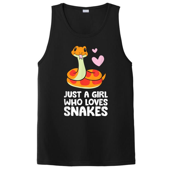 Just A Girl Who Loves Snakes Cute Snake PosiCharge Competitor Tank