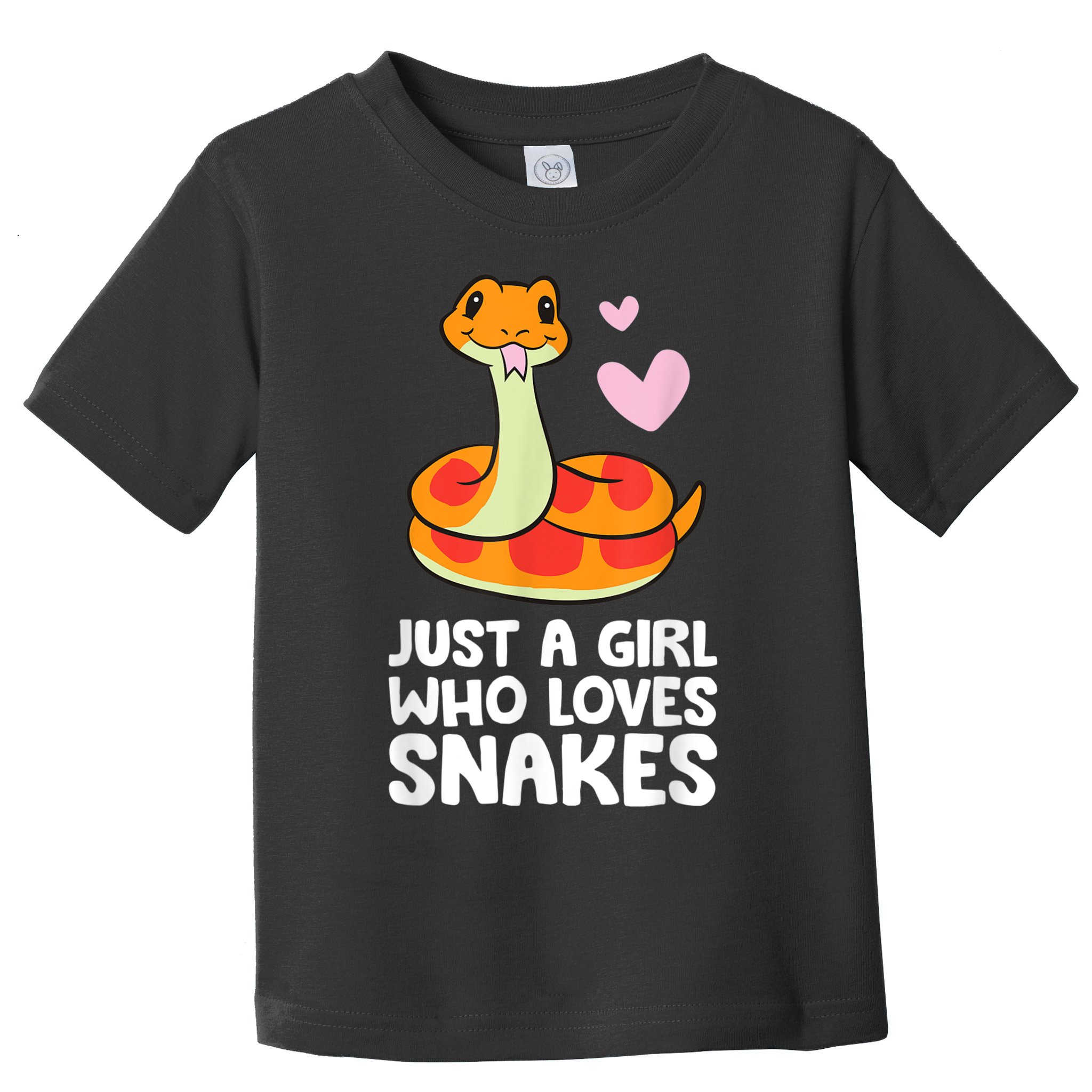 Just A Girl Who Loves Snakes Cute Snake Toddler T-Shirt
