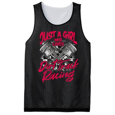 Just A Girl Who Loves Dirt Track Racing Wo Mesh Reversible Basketball Jersey Tank