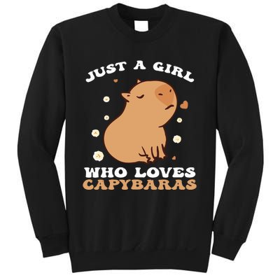 Just A Girl Who Loves Capybaras Sweatshirt