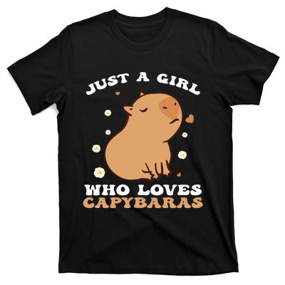 Just A Girl Who Loves Capybaras T-Shirt