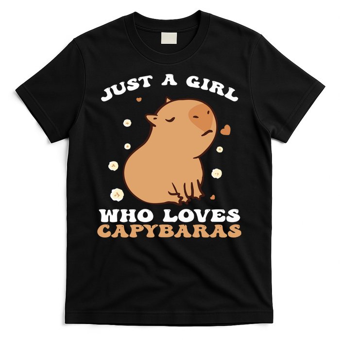 Just A Girl Who Loves Capybaras T-Shirt