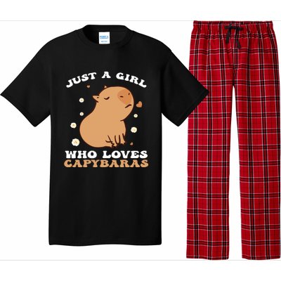 Just A Girl Who Loves Capybaras Pajama Set