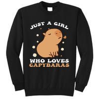 Just A Girl Who Loves Capybaras Tall Sweatshirt