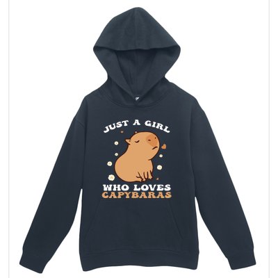 Just A Girl Who Loves Capybaras Urban Pullover Hoodie