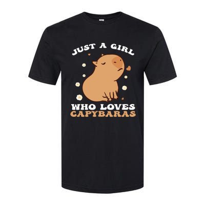 Just A Girl Who Loves Capybaras Softstyle CVC T-Shirt