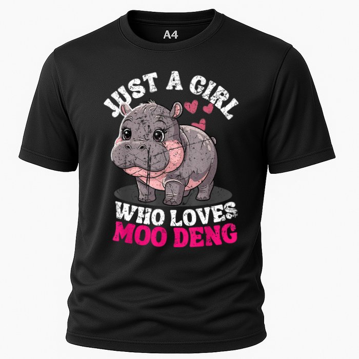 Just A Girl Who Loves Moo Deng Performance Shirt