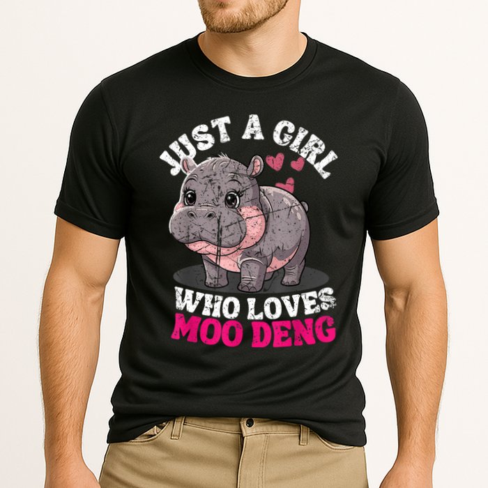 Just A Girl Who Loves Moo Deng Performance Shirt