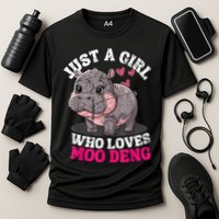 Just A Girl Who Loves Moo Deng Performance Shirt