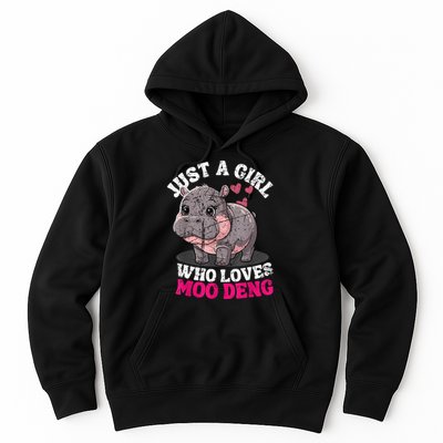 Just A Girl Who Loves Moo Deng Hoodie