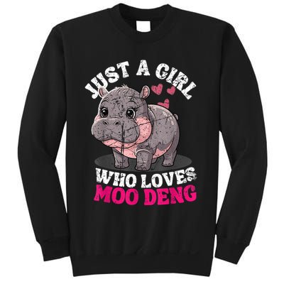 Just A Girl Who Loves Moo Deng Sweatshirt