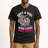 Just A Girl Who Loves Moo Deng Tall T-Shirt