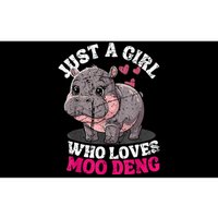 Just A Girl Who Loves Moo Deng Bumper Sticker