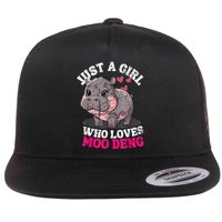 Just A Girl Who Loves Moo Deng Flatbill Hat