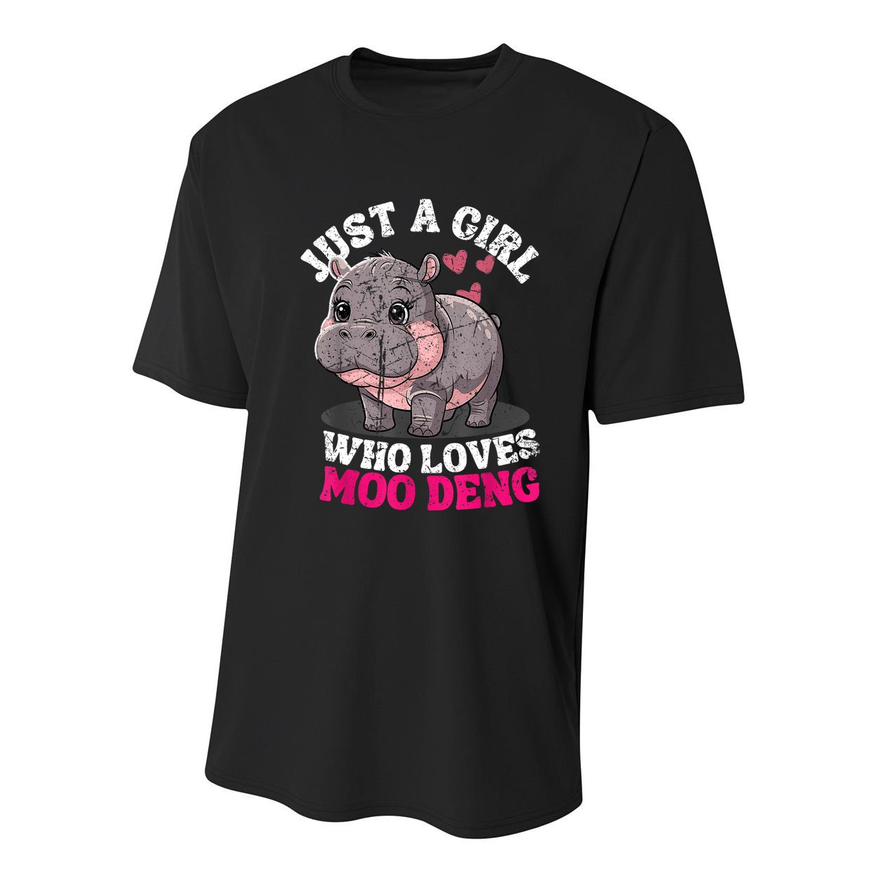 Just A Girl Who Loves Moo Deng Youth Performance Sprint T-Shirt