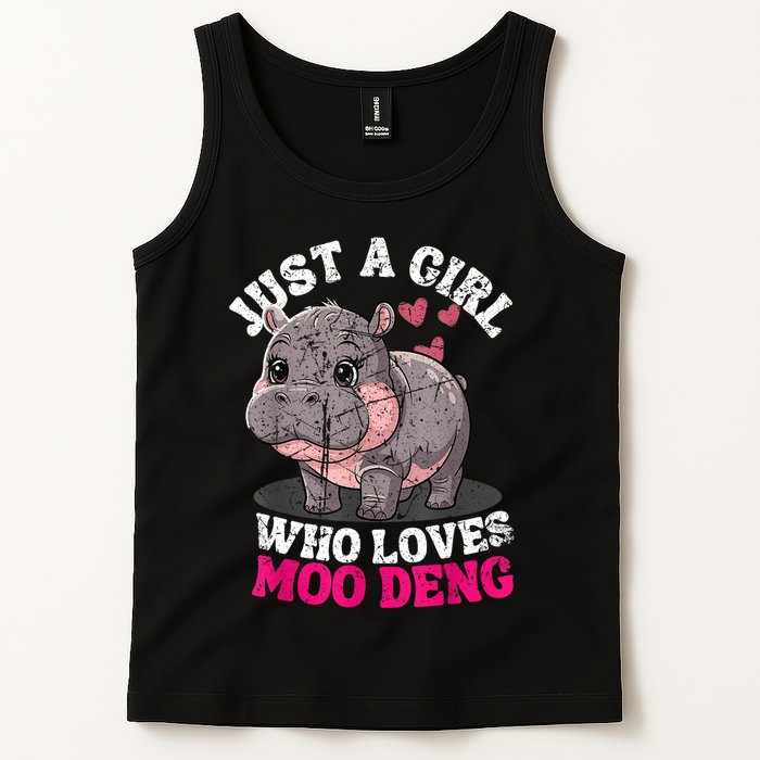 Just A Girl Who Loves Moo Deng Tank Top