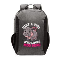 Just A Girl Who Loves Moo Deng Vector Backpack
