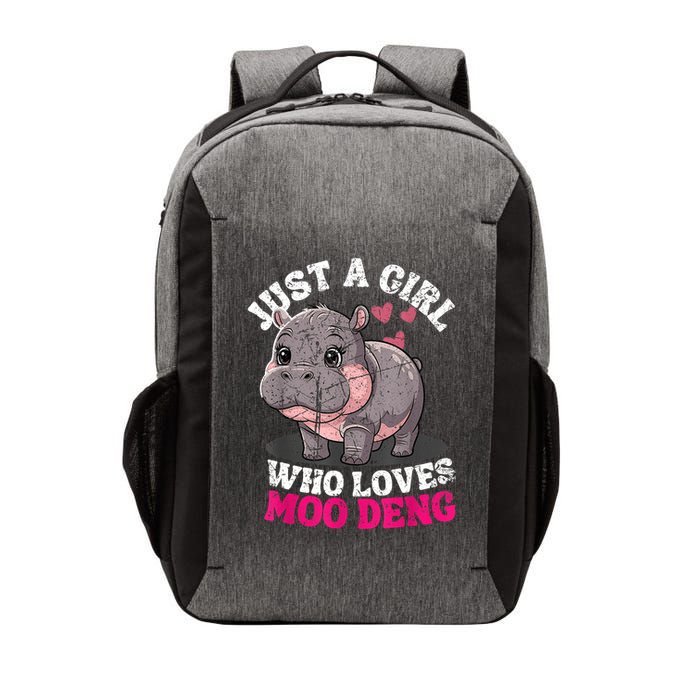Just A Girl Who Loves Moo Deng Vector Backpack