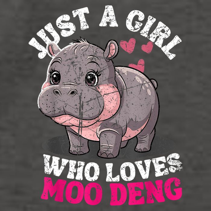 Just A Girl Who Loves Moo Deng Vector Backpack