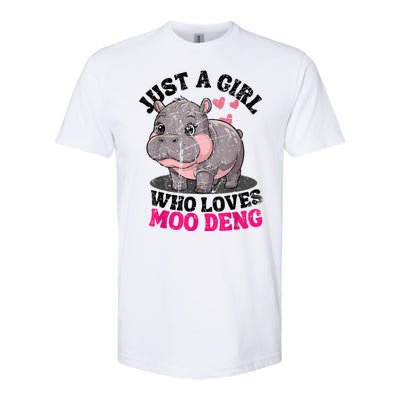 Just A Girl Who Loves Moo Deng Softstyle® CVC T-Shirt