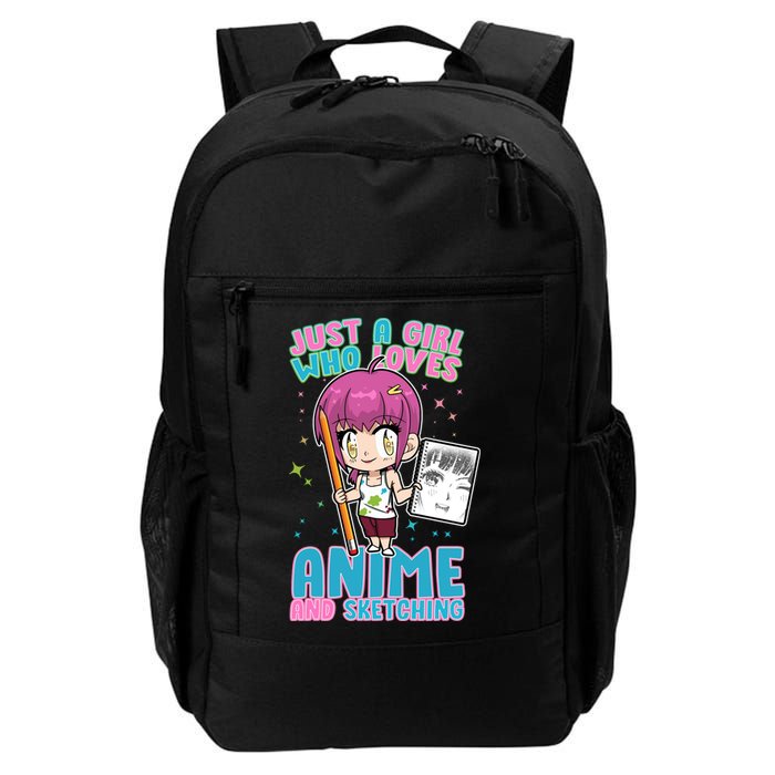 Just A Girl Who Loves Anime And Sketching Backpack