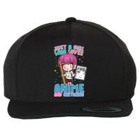 Just A Girl Who Loves Anime And Sketching Wool Snapback Cap