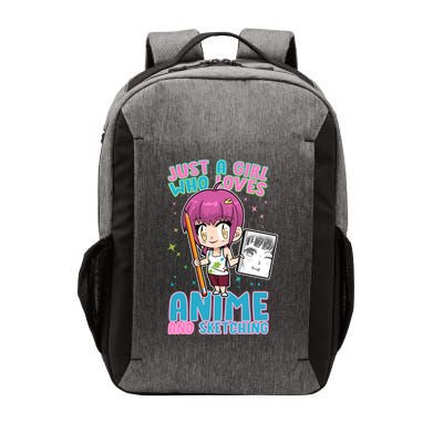 Just A Girl Who Loves Anime And Sketching Vector Backpack