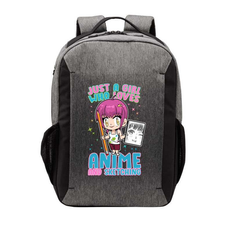 Just A Girl Who Loves Anime And Sketching Vector Backpack