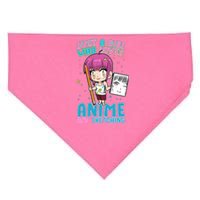 Just A Girl Who Loves Anime And Sketching USA-Made Doggie Bandana