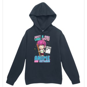 Just A Girl Who Loves Anime And Sketching Urban Pullover Hoodie