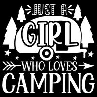 Just A Girl Who Loves Camping Backpack